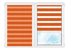 Рулонные кассетные шторы День Ночь Равелло-403 цена. Купить в «Мастерская Жалюзи»