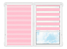 Рулонные кассетные шторы День Ночь Бергамо-210 цена. Купить в «Мастерская Жалюзи»