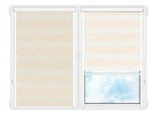 Рулонные кассетные шторы День Ночь форли4 цена. Купить в «Мастерская Жалюзи»