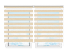 Рулонные шторы мини День Ночь Бергамо 229 цена. Купить в «Мастерская Жалюзи»