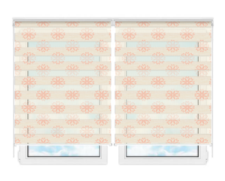 Рулонные шторы мини День Ночь Камино-385 цена. Купить в «Мастерская Жалюзи»