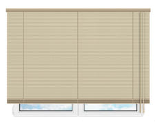 Деревянные горизонтальные жалюзи 50 мм - 54 кремовый цена. Купить в «Мастерская Жалюзи»