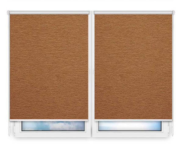 Рулонные шторы Мини Аруба-коричневый цена. Купить в «Мастерская Жалюзи»