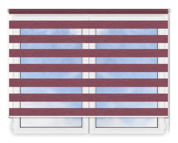 Стандартные рулонные шторы День Ночь Бергамо 216 цена. Купить в «Мастерская Жалюзи»