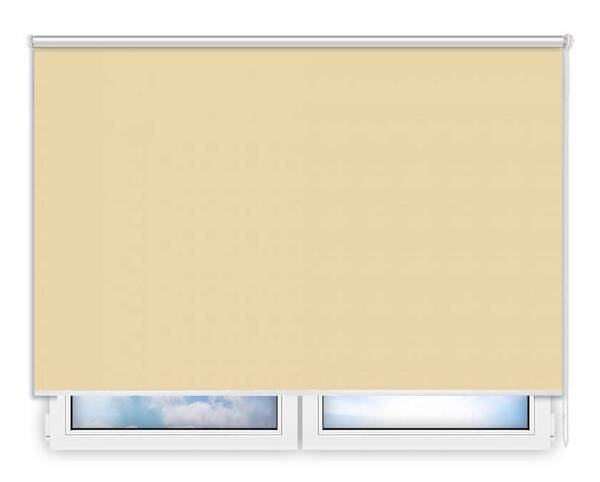 Стандартные рулонные шторы Металлик-желтый цена. Купить в «Мастерская Жалюзи»