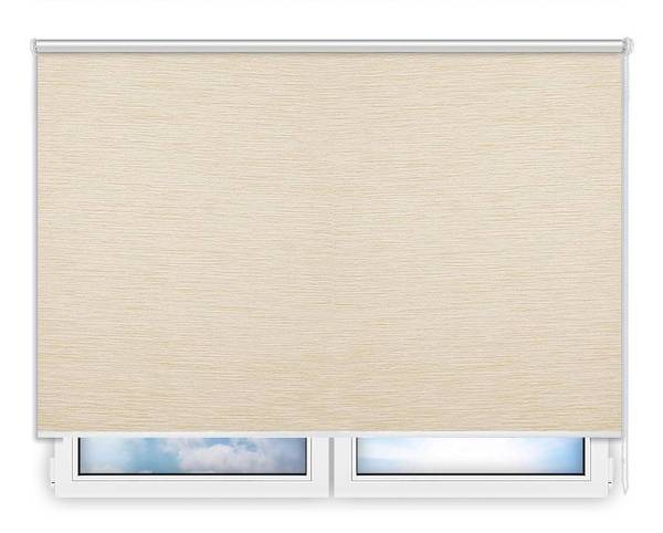 Стандартные рулонные шторы Ямайка-бежевый цена. Купить в «Мастерская Жалюзи»