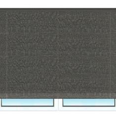 Деревянные горизонтальные жалюзи 25 мм 66 дымчатый