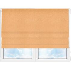 Римские шторы Шале апельсиновый XL